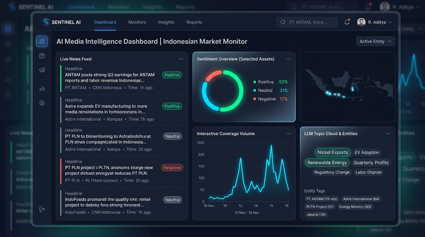 Multi-Company Media Monitoring & News Intelligence preview